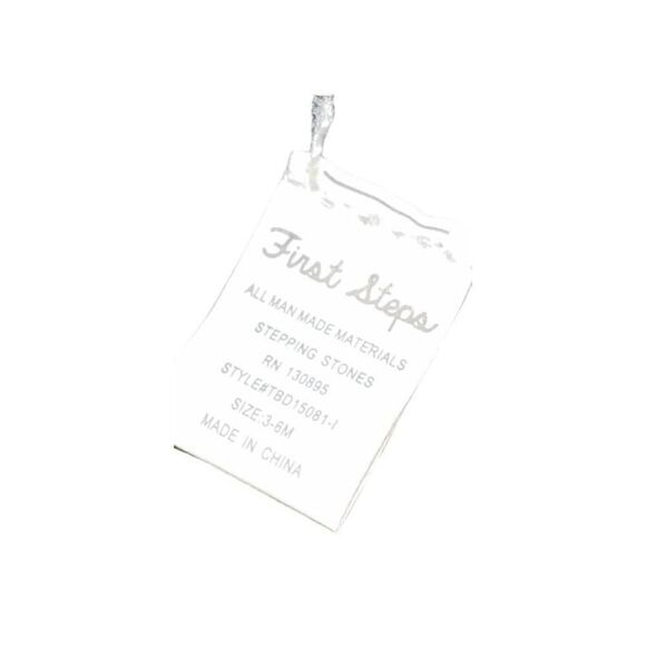 Unisex First Steps Black Oxford Baby Shoes Size 3-6M - Picture 4 of 4